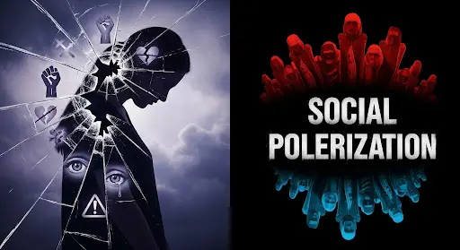 create an image for Increased gender-based violence and social polarisation