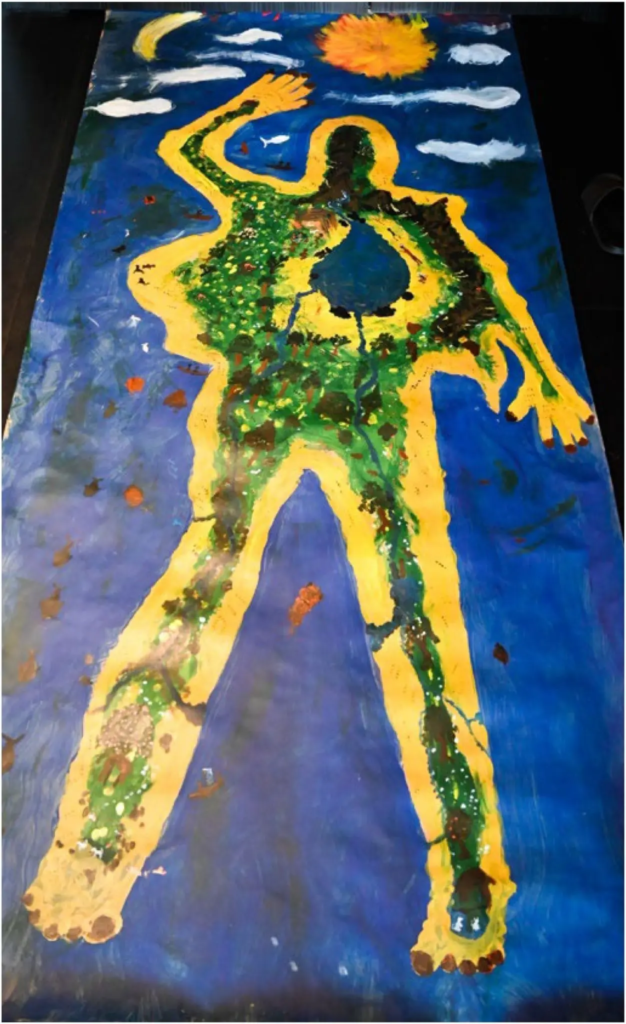 Art Yarning Painting ‘The Islands We Are’,